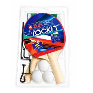 Paleta, pelotas y red de Ping Pong Welstar