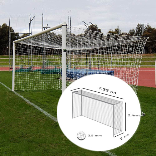 Red fútbol blanca tipo cajón