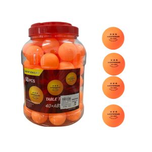 Frasco de 60 Pelotas Ping Pong 3 estrella 40+