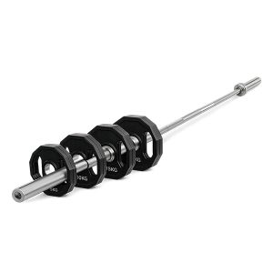 Pack barra olímpica + 100 kg en discos