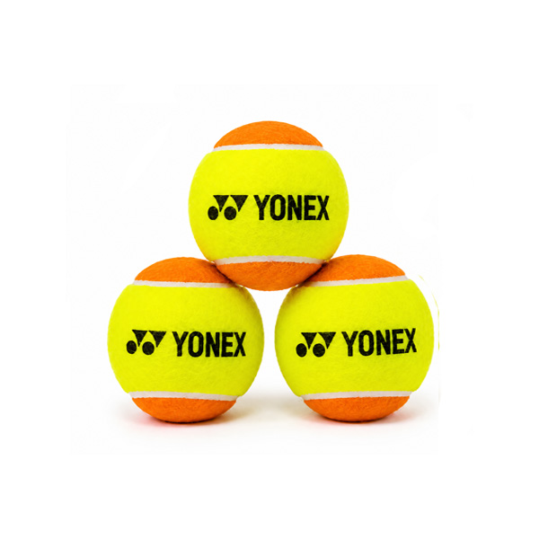 Pelota tenis punto naranja Yonex Stage 2 (50%)x3