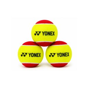 Pelota tenis punto rojo Yonex Stage 3 (75%)x3