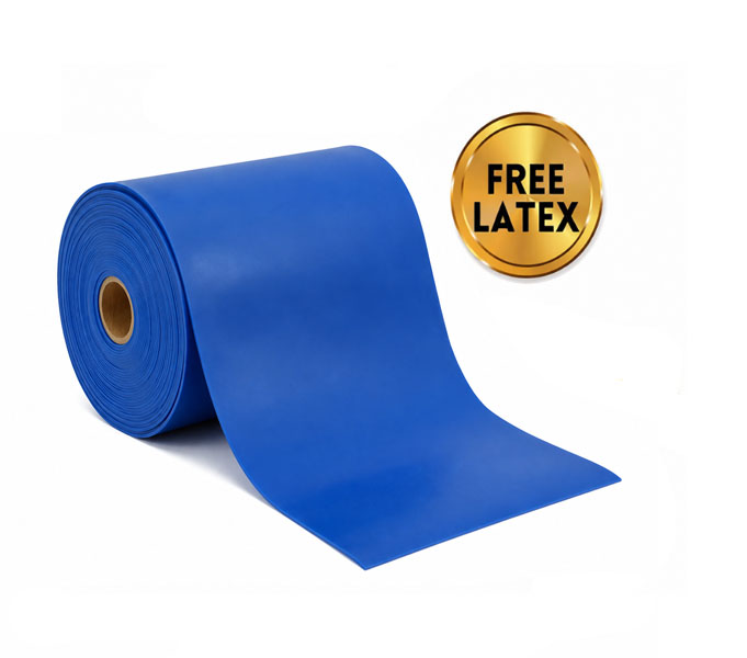 Banda elástica azul 45 Mts. Latex free TPE