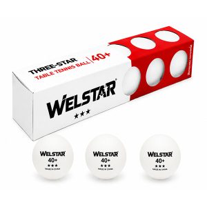 Pelota de Tenis de Ping Pong WELSTAR 40+ 3 Estrellas